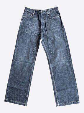Rick Owens Washed Grey Geth Jeans